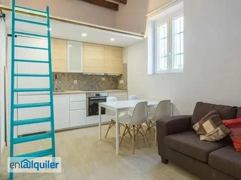 Séjour - Modern Flat with High Ceilings in Comillas, Madrid