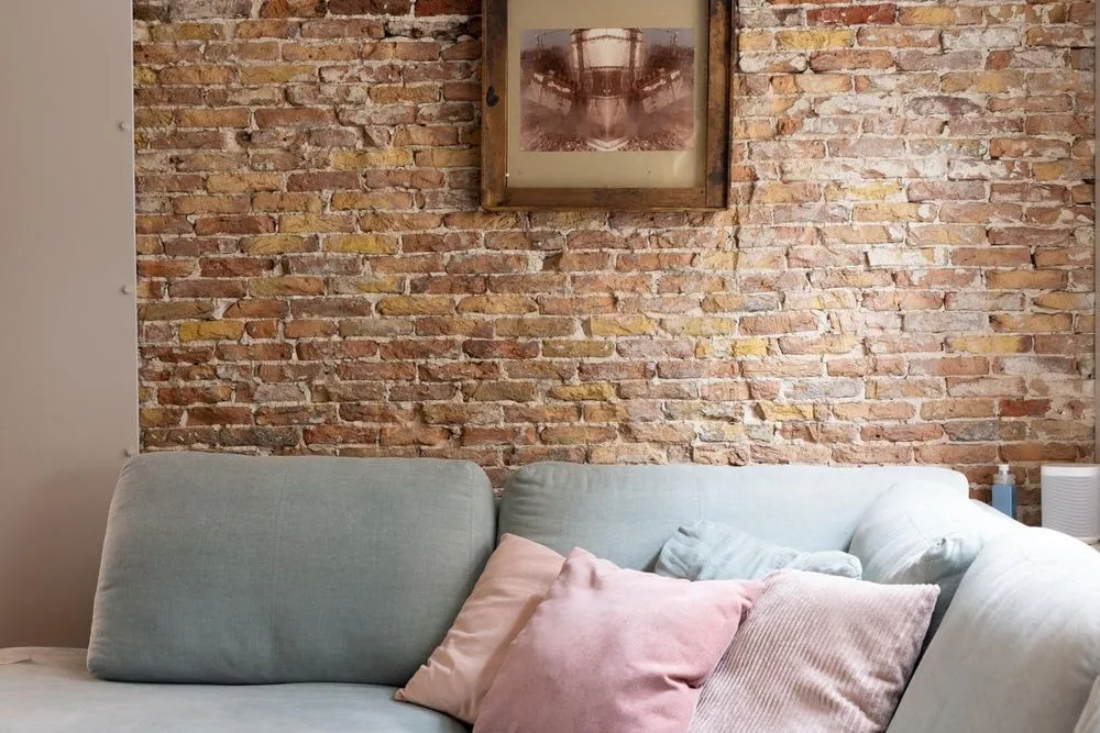 Living Room - Restored House with Courtyard in Haarlem's Historic District