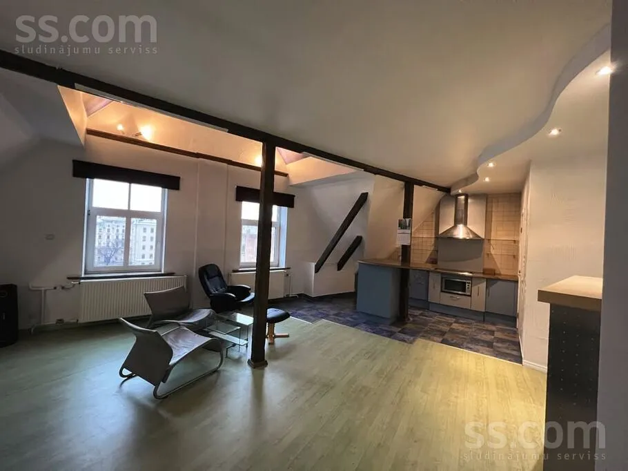Séjour - 2-Bedroom Apartment with High Ceilings in Riga Centre