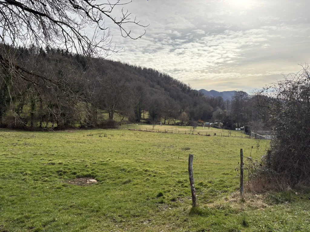 Jardin - Terrain Constructible avec Parcelle Agricole à Cornod