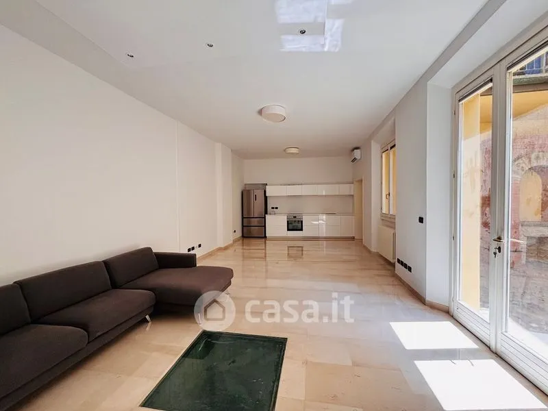 Soggiorno - Rustic Bilocale with Courtyard in Bologna