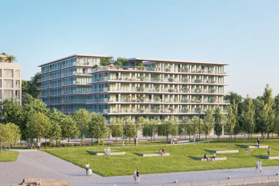 Appartement avec Vue Schelde et Grand Terrasse à Anvers