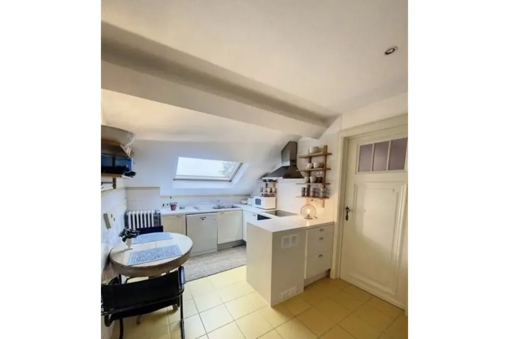 Köök - Classy 1-Bed Apartment in Montgomery
