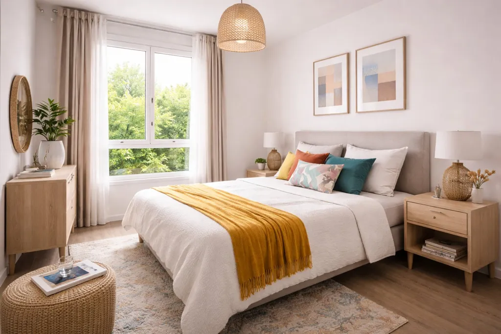 Camere da letto - 4-Piece Flat with Terrace in Châtenay-Malabry