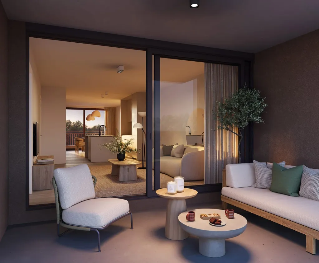 Séjour - Appartements Park avec Vue sur l'Eau à Lier