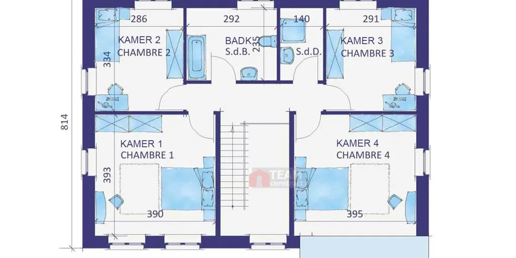 Plaan - Energy-Efficient Villa in Braine-le-Comte