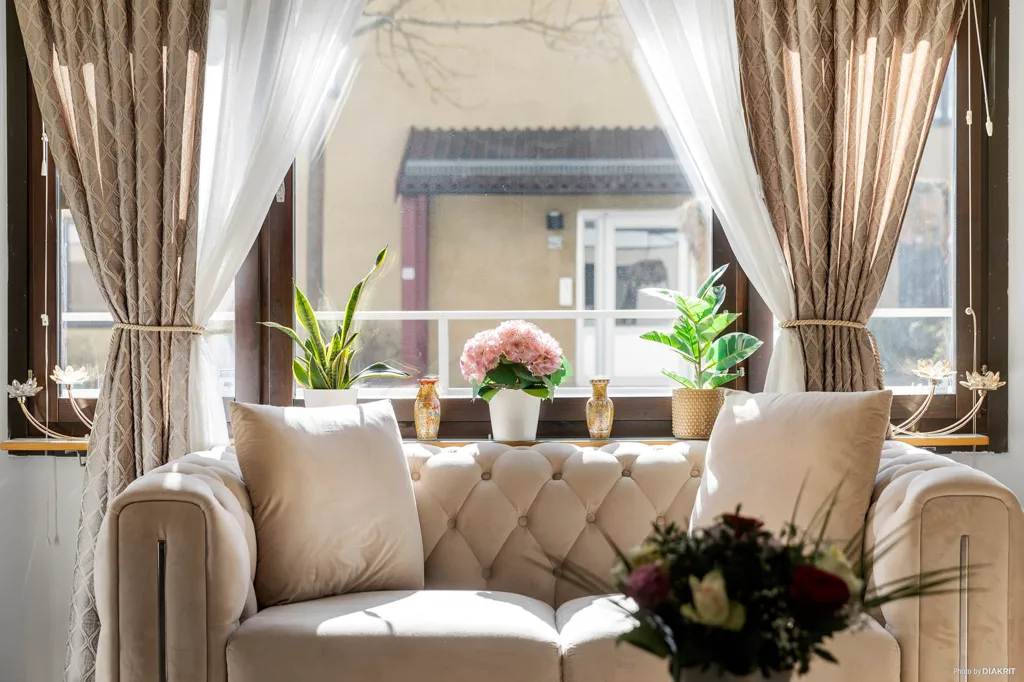 Séjour - Charming Apartment with Sunny Terrace in Kista