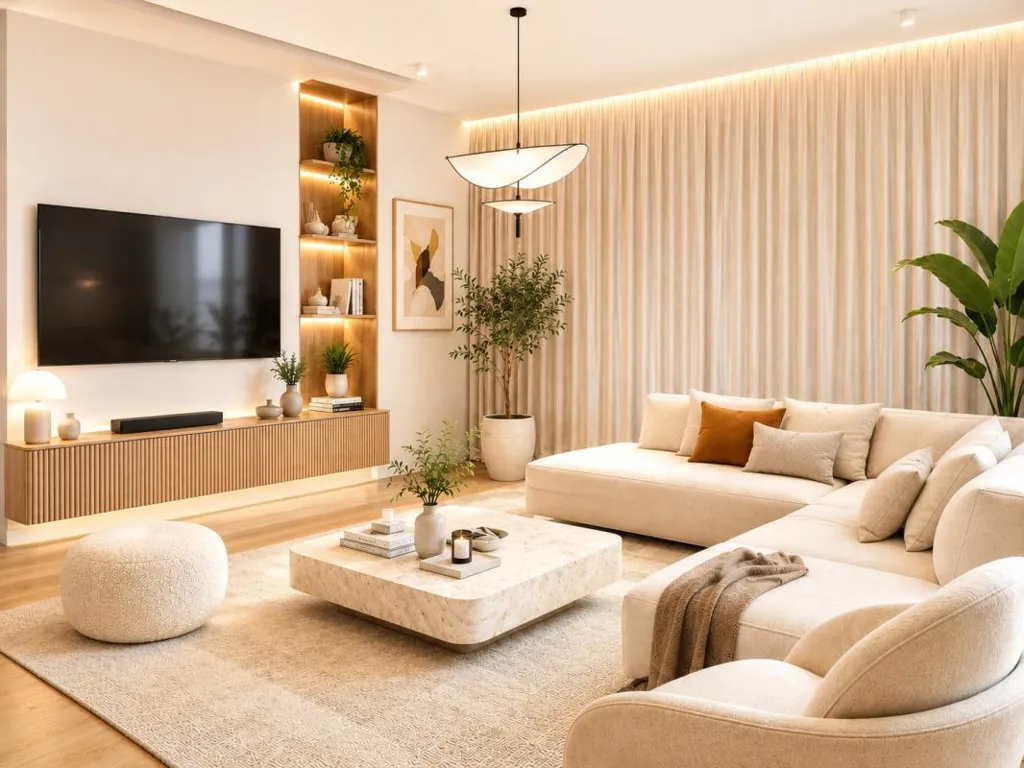 Séjour - Appartements Neufs avec Terrasses dans l'Ecoquartier Eurêka