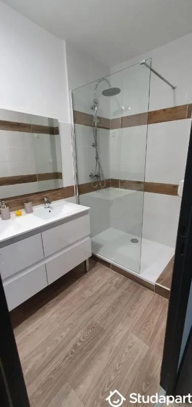 Salles de bain - Chambre en Colocation avec Loggia à Rambla de l'Occitanie