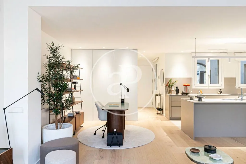 Cucina - Luxury 2-Bedroom Apartment in Eixample, Barcelona