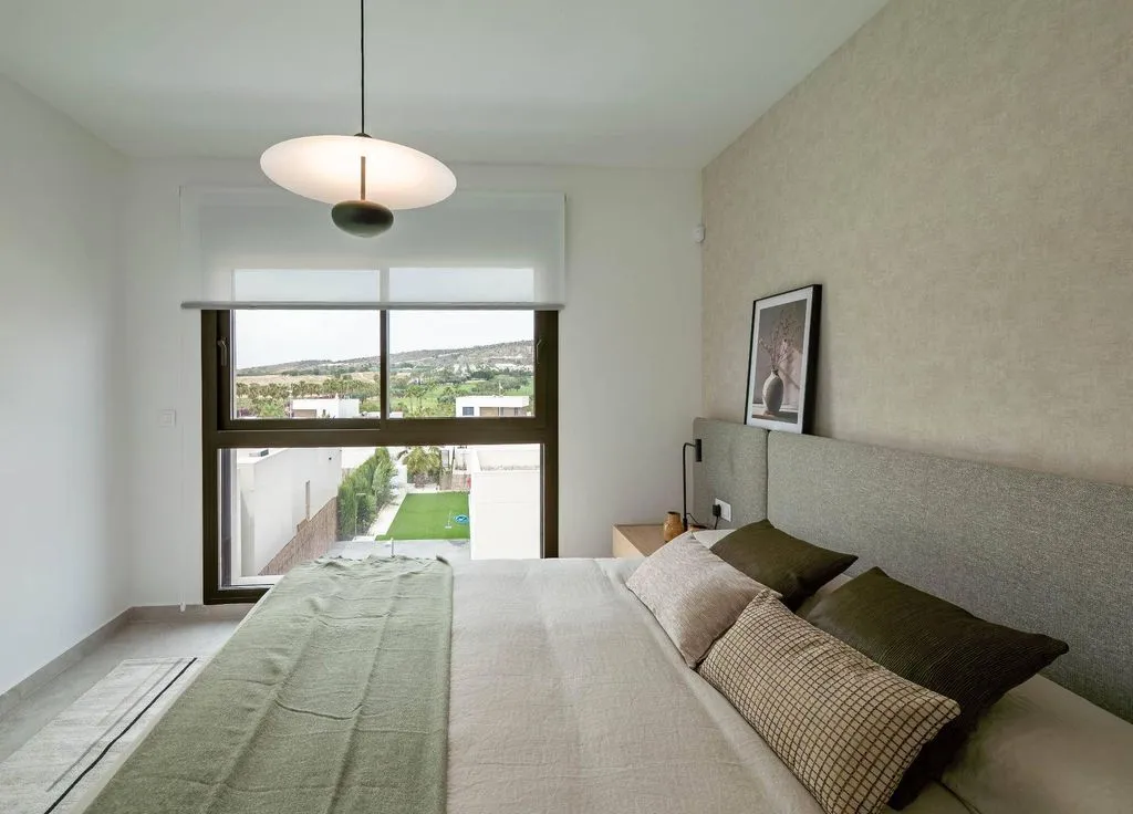 Bedrooms - New-Build Villa with Pool in Algorfa