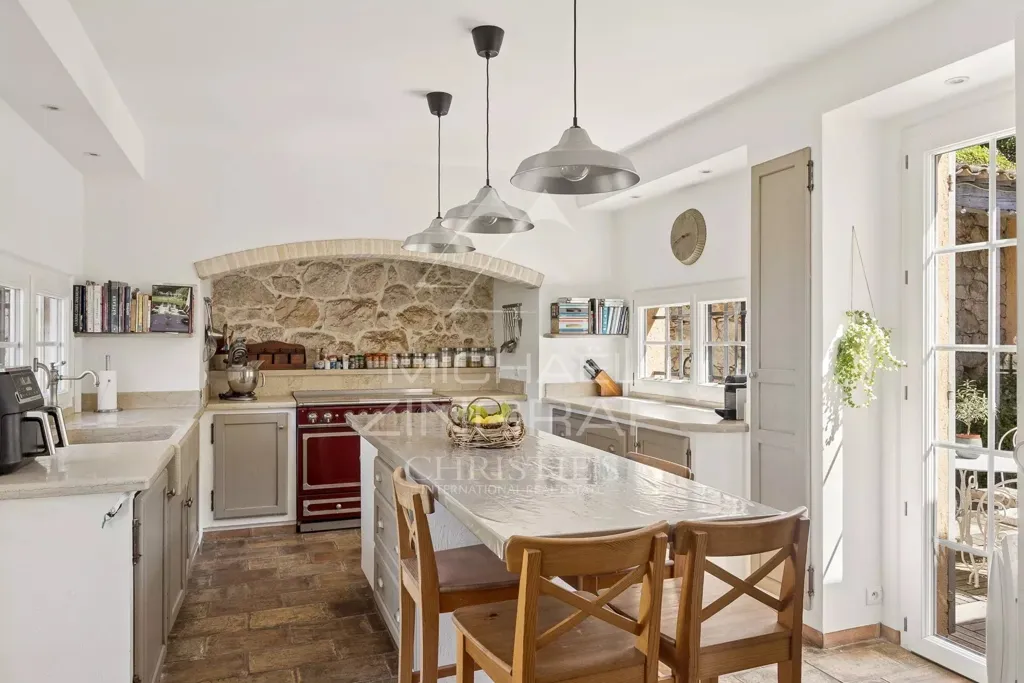 Cucina - Single Storey Villa with Mountain View in Saint-Paul de Vence