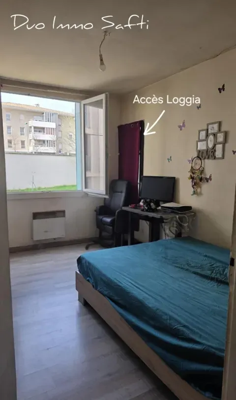 Chambres - Appartement T4 avec Balcon et Garage à Manosque
