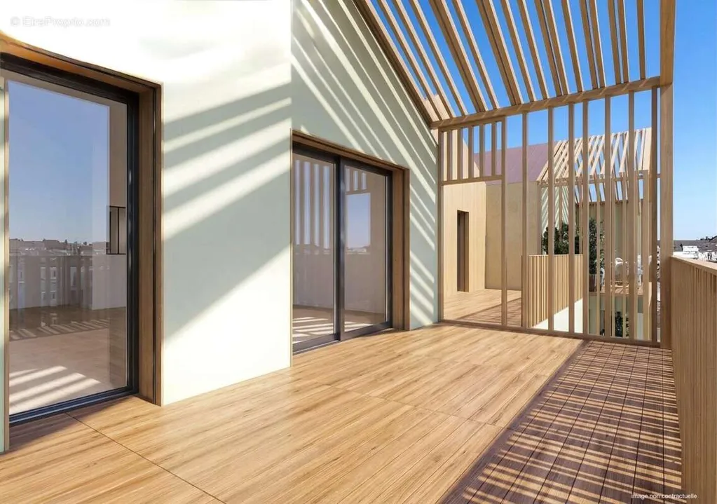 Balcony - Apartment with Terrace in Vannes