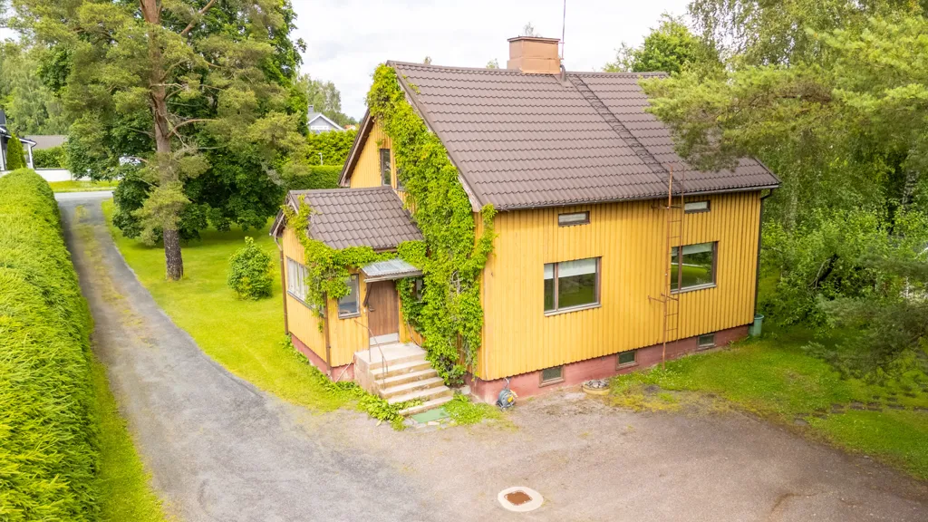 Vue aérienne - Detached House with Pool in Kuusto