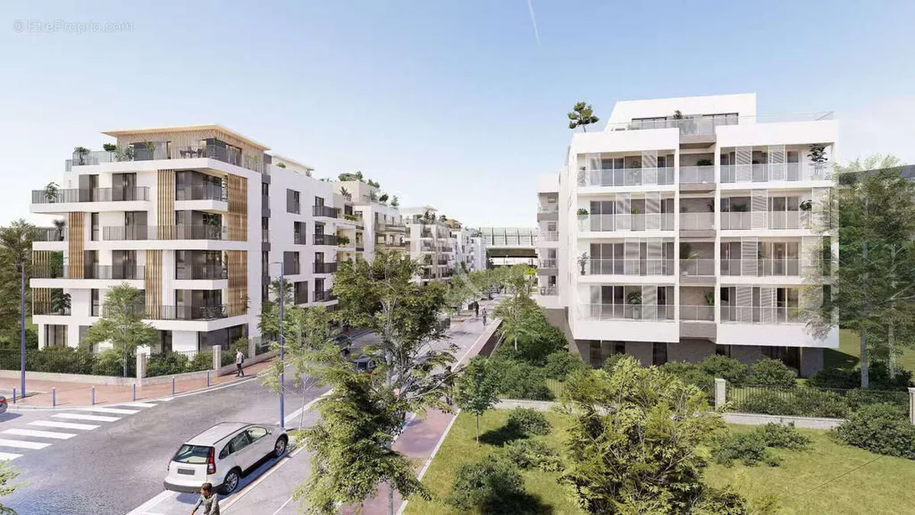 Exterior - New 5-Piece Apartment with Terraces in Drancy