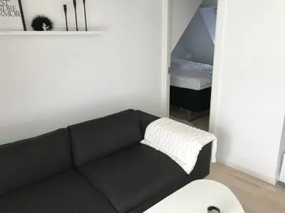 Séjour - Cozy Flat with Balcony in Støvring Midtby