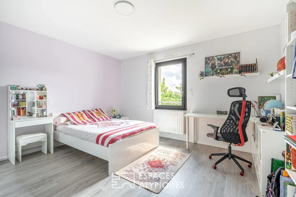 Camere da letto - Contemporary House with Pool in Saint-Didier-de-Formans