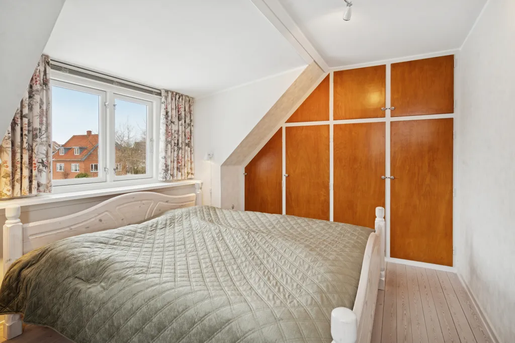 Bedrooms - Murstensvilla with Garden in Otterup