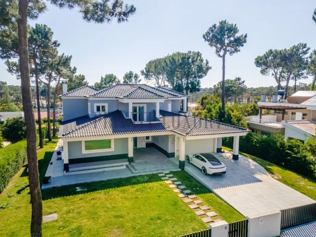 Aerial - Luxury Villa with Pool in Herdade da Aroeira
