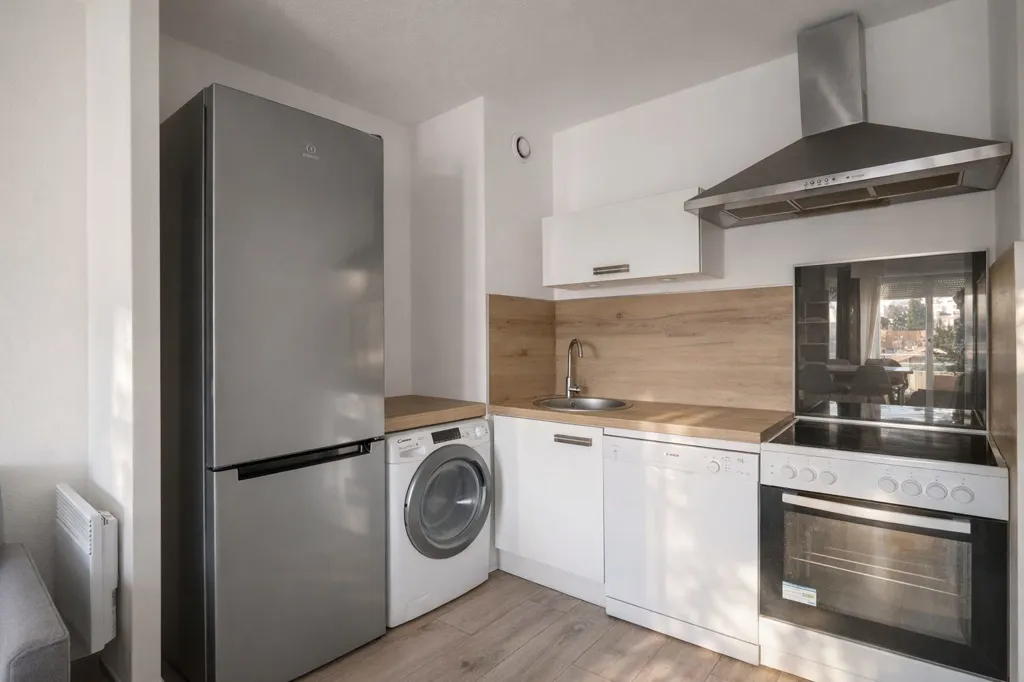 Cuisine - Appartement Duplex avec Vue Panoramique à Thonon-Les-Bains