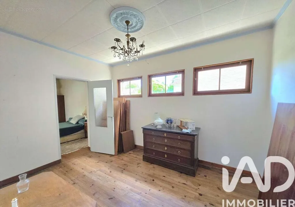 Bedrooms - House to Renovate with Garden in Hostens