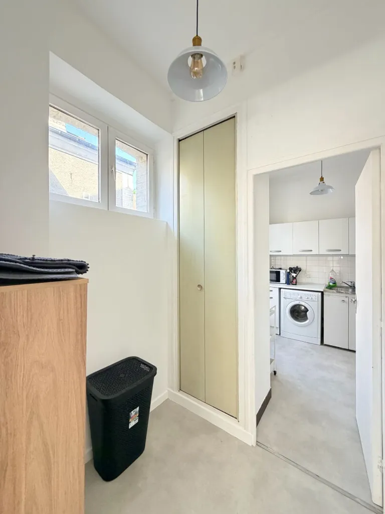Utility Room - Meubled Studio with Intercom in Reims
