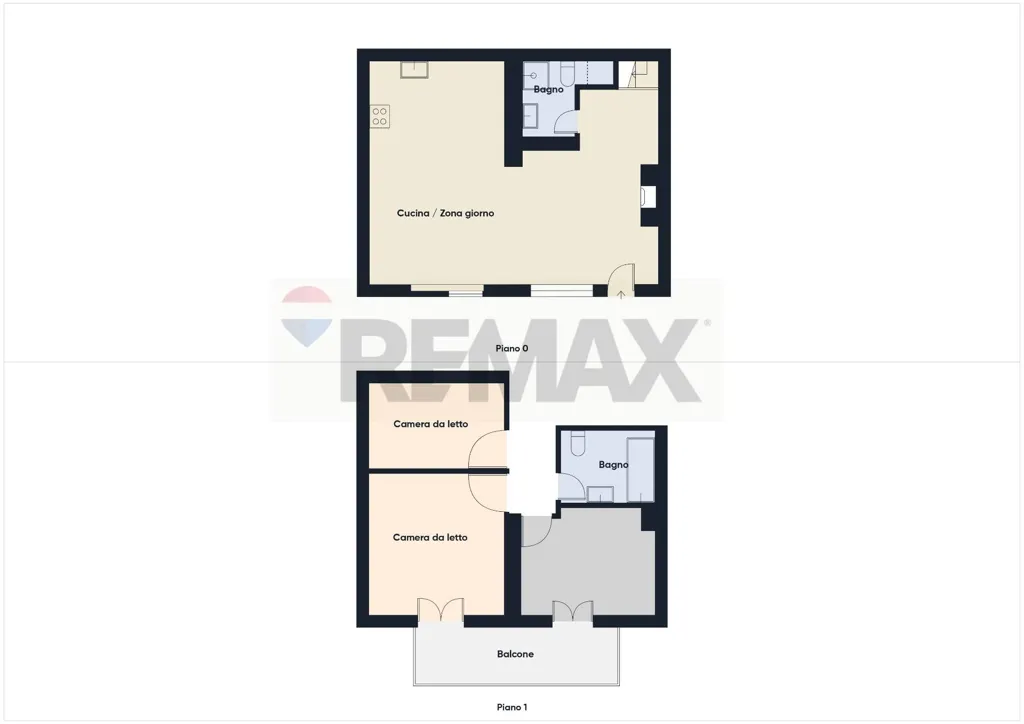 Planimetria - Rustic-Style Semi-Detached Villa in Formello