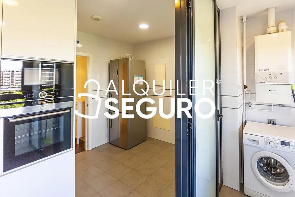 Köök - Apartment with Pool and Terrace in Valdebebas
