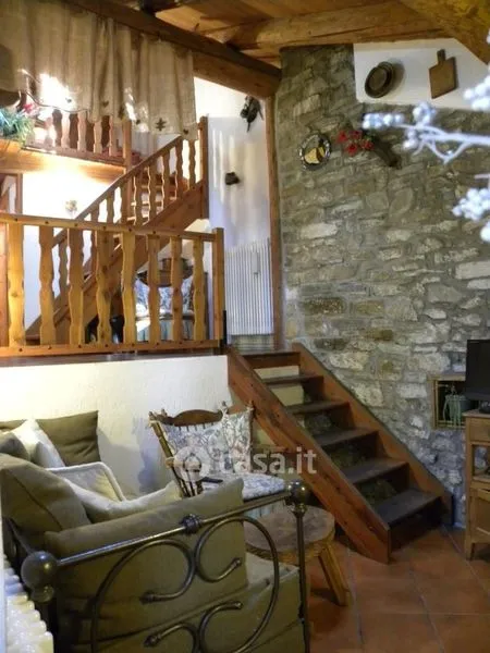 Séjour - Chalet with Balcony in Courmayeur