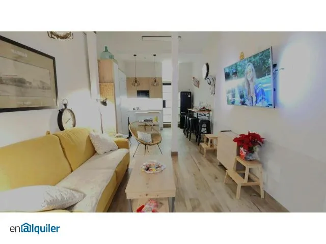 Soggiorno - Fully Furnished Flat in Lavapiés, Madrid