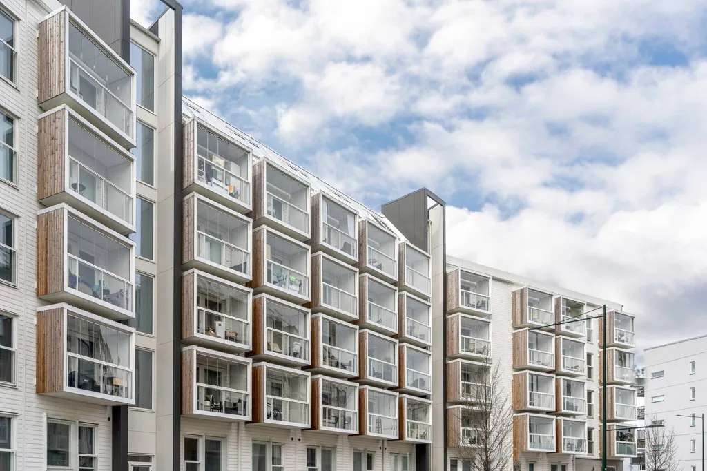 Extérieur - Modern Flat with Glass Balcony in Hägerneholm