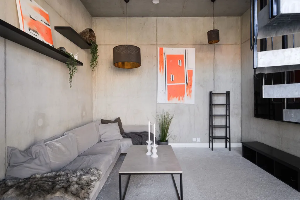 Séjour - Industrial-Style Flat with Workspace in Norra Sorgenfri
