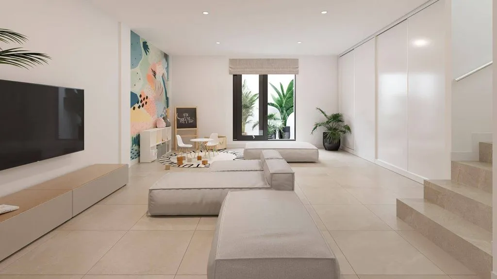 Soggiorno - New Semidetached House with Pool in Estepona