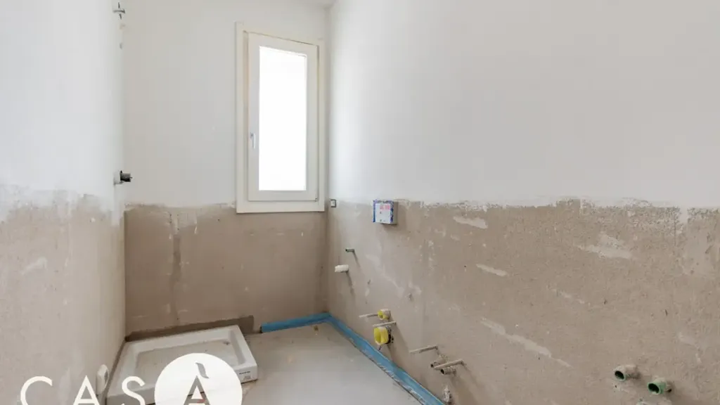 Salles de bain - New 3-Bedroom Apartment with Terrace in Forlì