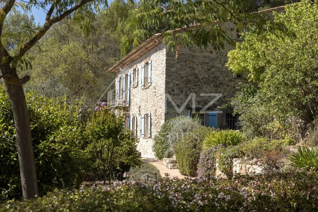 Extérieur - Mas du 19ème Siècle avec Vue Panoramique à Callas