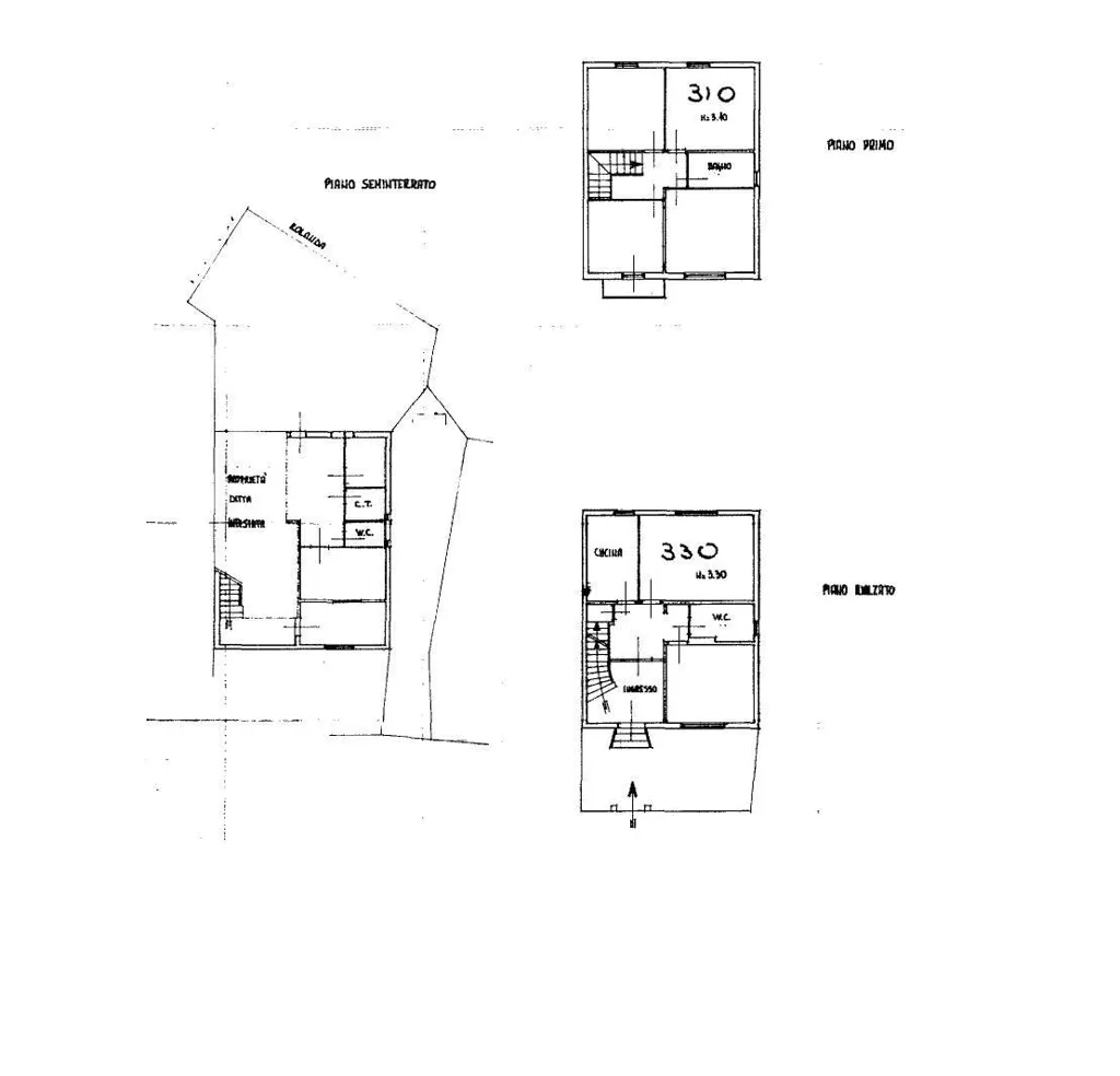 Plan - Terraced Villa with Garden in Empoli