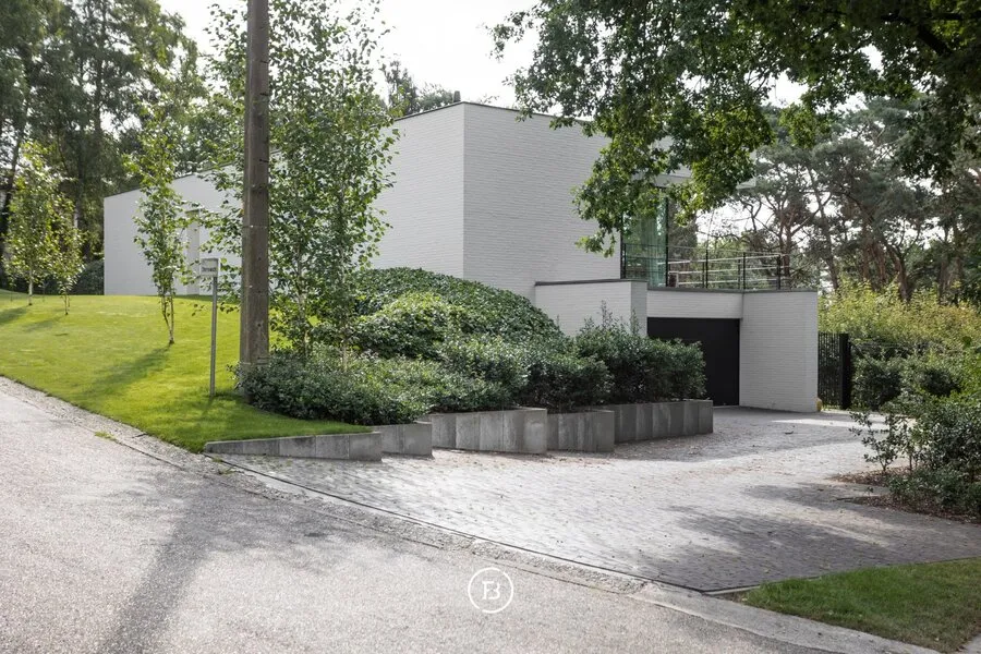 Extérieur - Villa Moderniste avec Technologie Avancée à Bolderberg