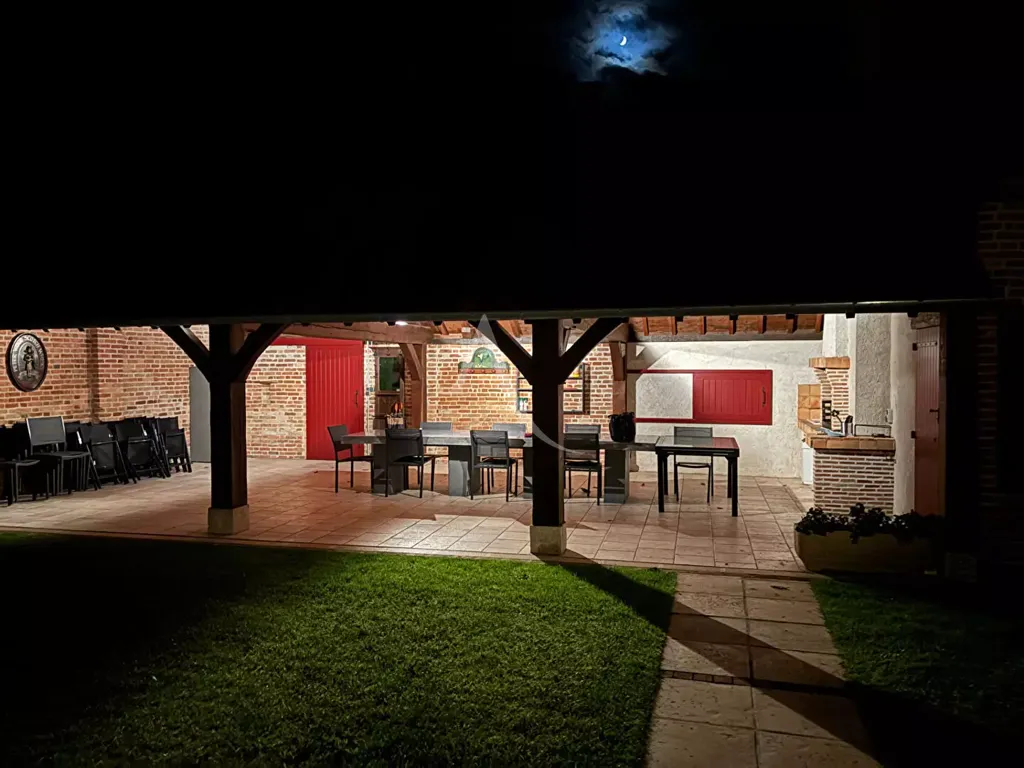 Terrasse - Maison de Maître avec Piscine à Lamotte-Beuvron