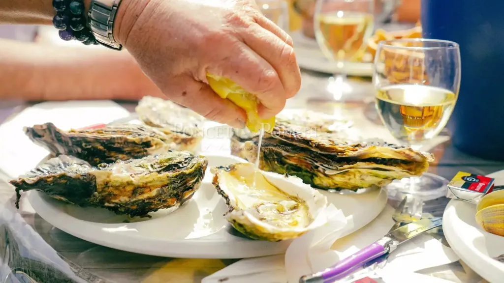 Ferme de Coquillages avec Restaurant sur l'Étang de Thau
