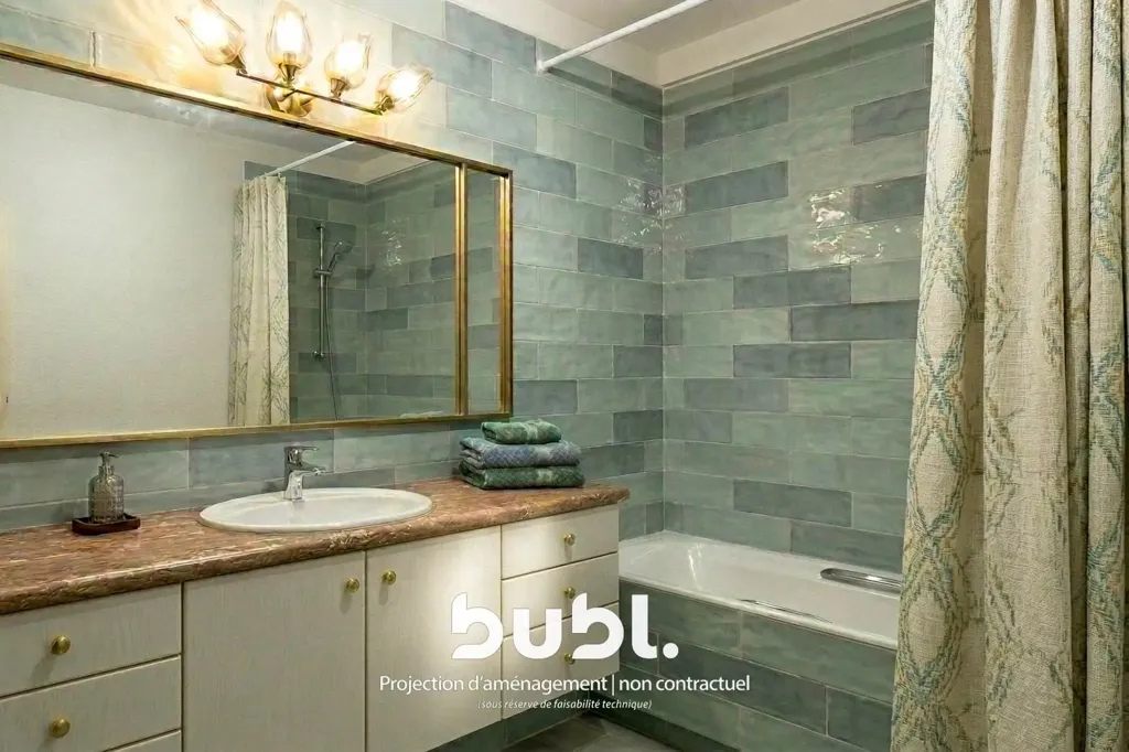 Bathrooms - Bright Apartment with Balcony in Parc d'Hiver