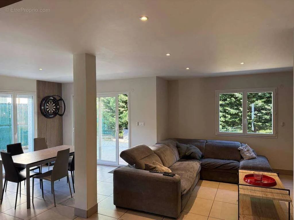 Living Room - Linked Villa with Large Terrace in Saint-Genis-Pouilly