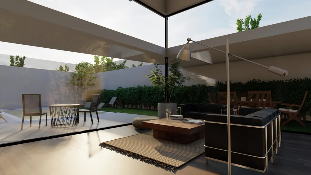 Terrace - Detached Villa with Pool in Fortuna