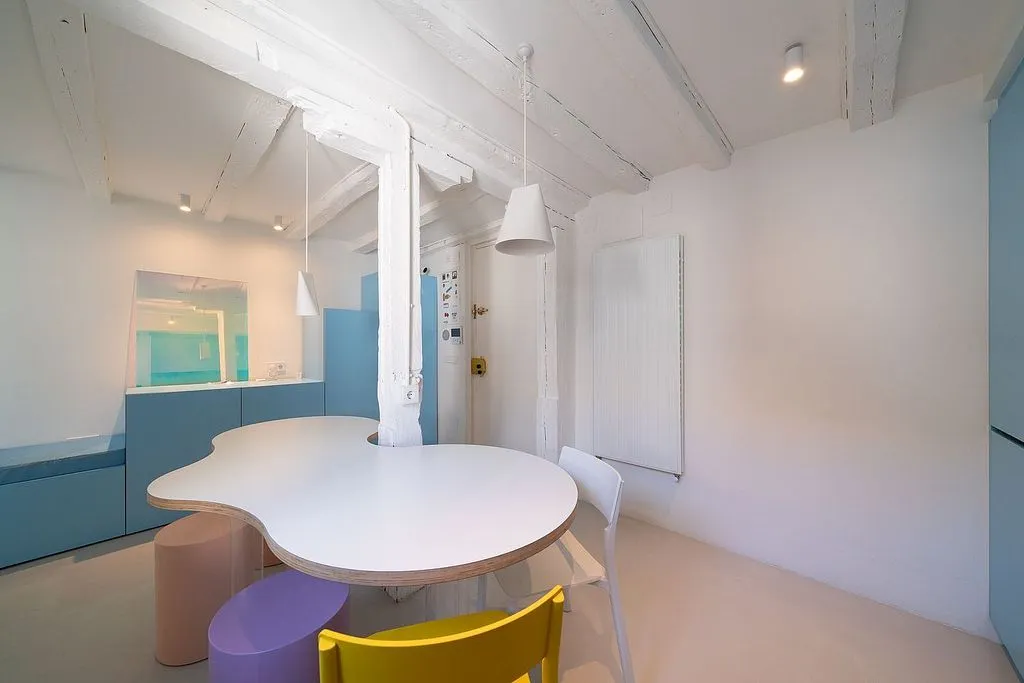 Dining Room - Furnished Flat with Historic Charm in Madrid