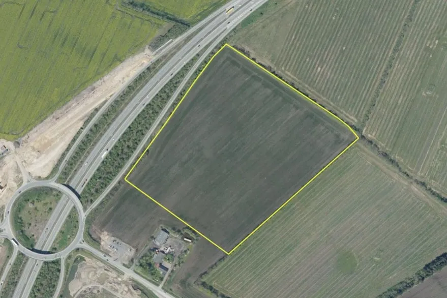 Vue aérienne - Industrial Plot with E20 Access in Esbjerg