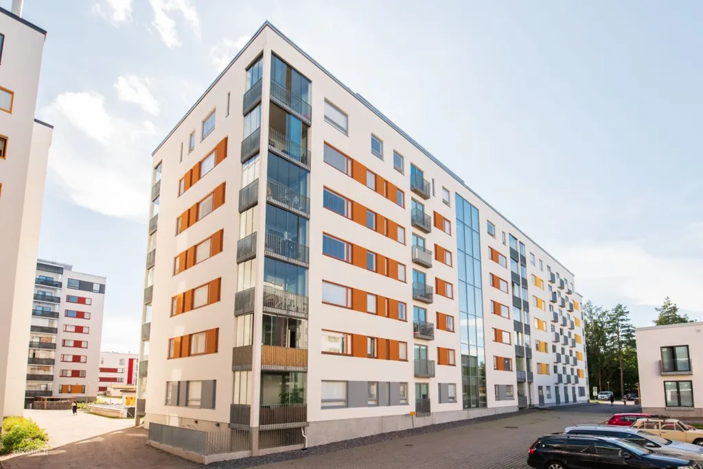 Välivaade - Modern Studio Flat with Balcony in Kaivoksela, Vantaa