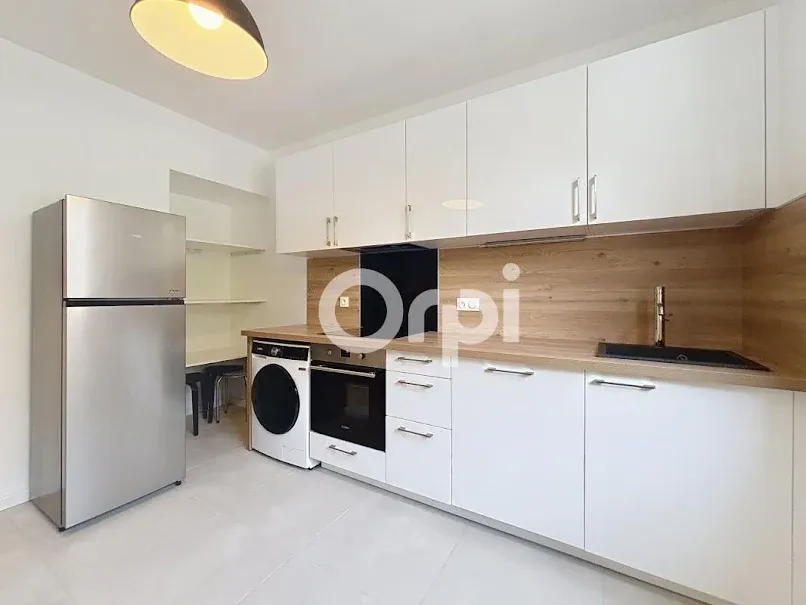 Köök - Furnished Flat with Parking in Perpignan