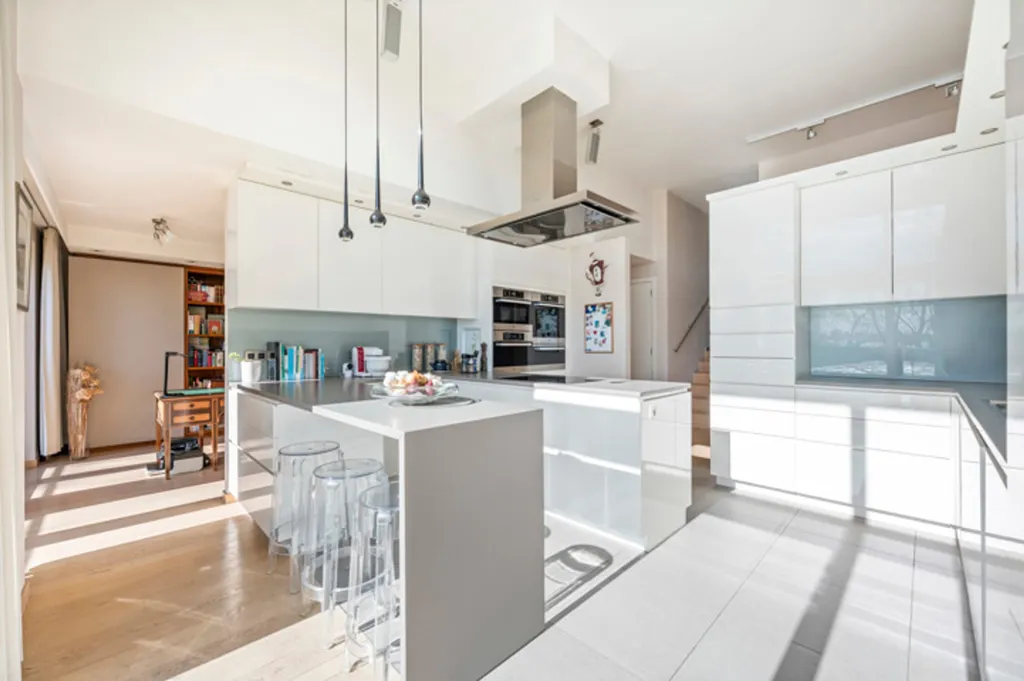 Köök - Penthouse with River View near Antwerp
