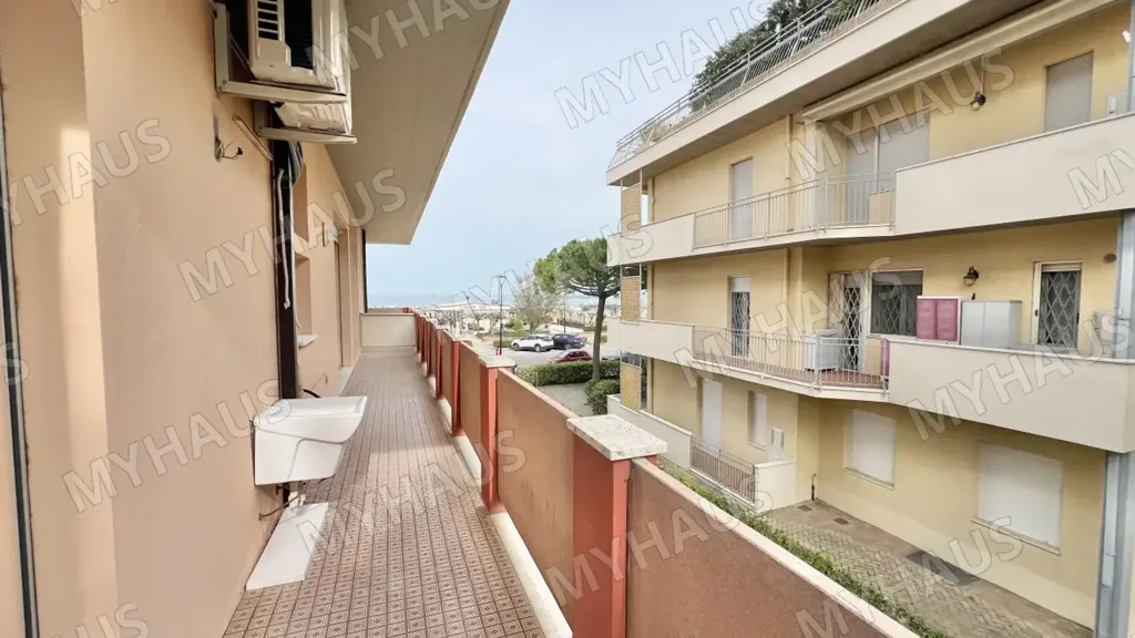 Balcon - Rearranged Apartment with Sea View in Cervia