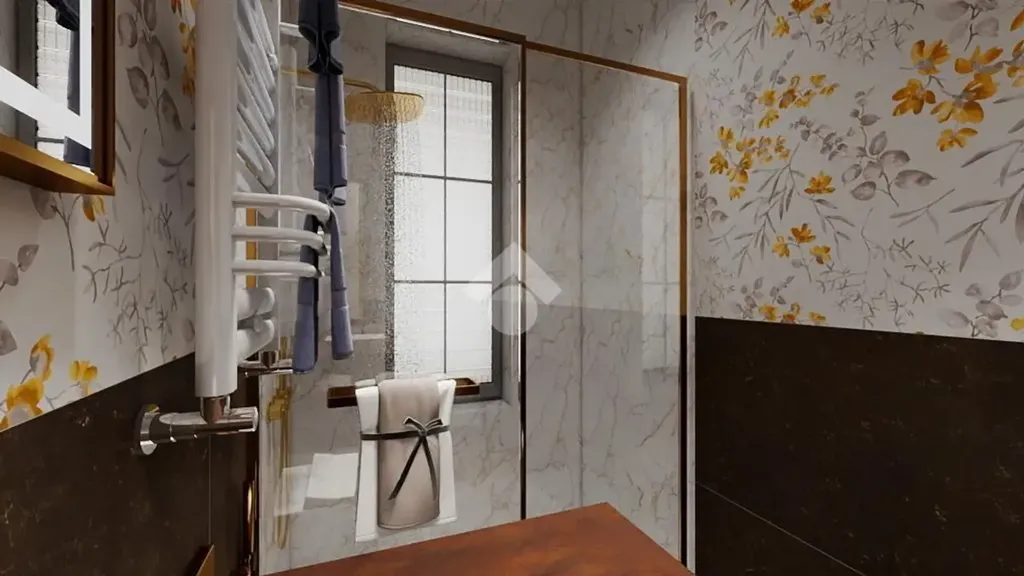 Salles de bain - Apartment with Balcony in Savona